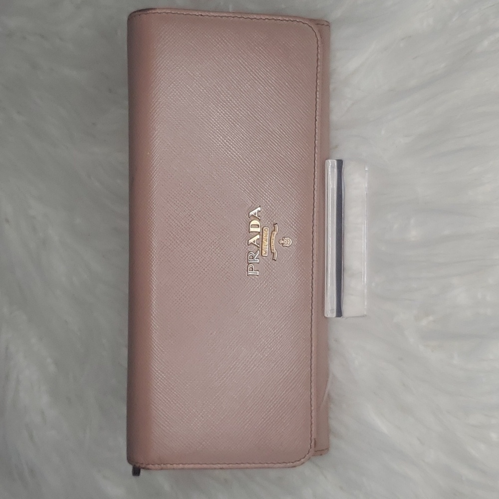 Sold‼️Limited Edition Tricolor Prada Saffiano Leather Wallet